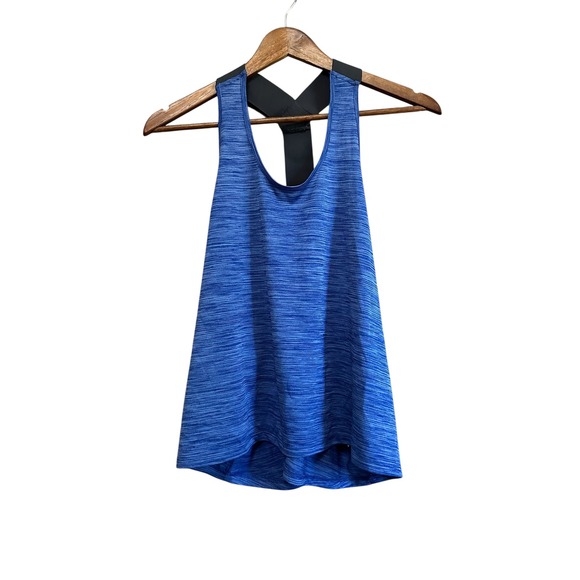 MTA Sport Women's XL Blue Heathered Racerback Tank Top Athletic Sleeveless - Picture 1 of 6